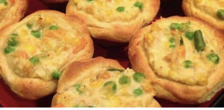 Mini chicken pot pies