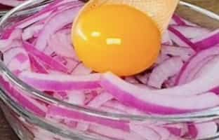 Blood Sugar Lowering Recipe: Red Onions and Eggs