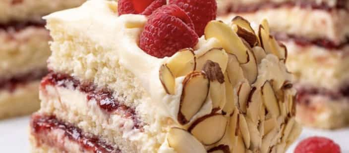 Almond Raspberry Cake