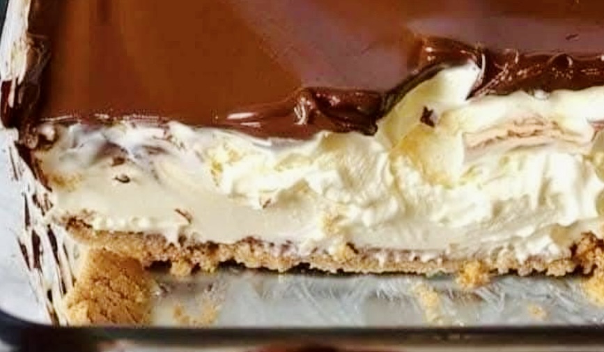 No-Bake Peanut Butter Eclair Cake