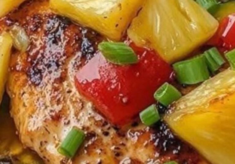 Teriyaki Chicken and Pineapple Foil Packets